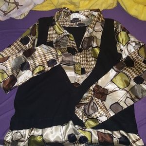 Sweater blouse combo Large (Rock Not for sale)
